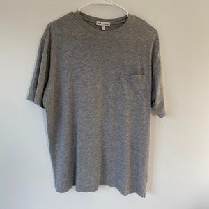 Peter Millar Men's Large Seaside Soft Pocket Tee T-Shirt Gray Super Soft Comfort